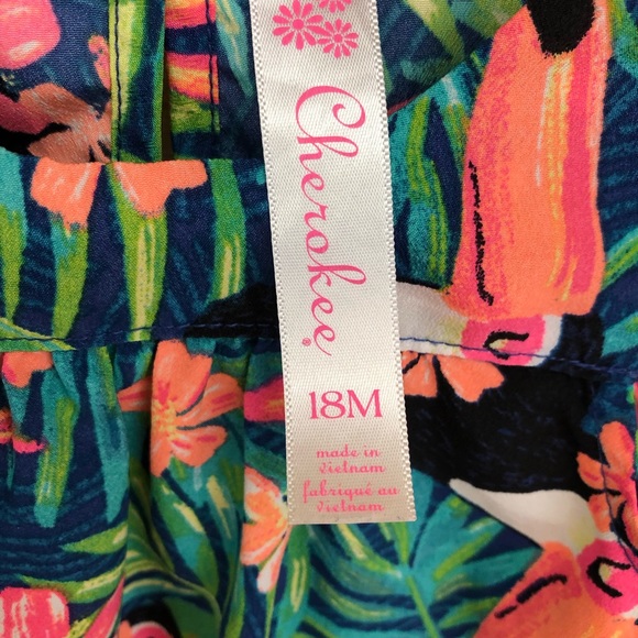 Cherokee tropical print tank top - Picture 4 of 4